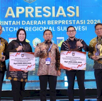 Parepare Terbaik I Regional Sulawesi untuk Pengelolaan Sampah dan Lingkungan Asri